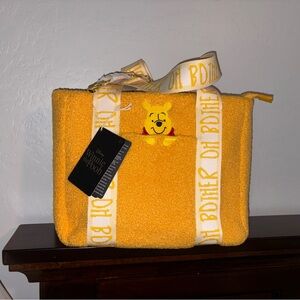 Disney Winnie the Pooh Golden Furry Tote Loungefly